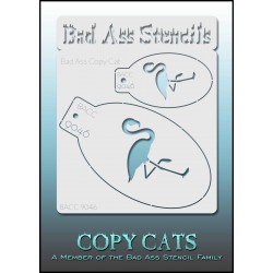 Bad Ass Copy Cat Stencil 9046